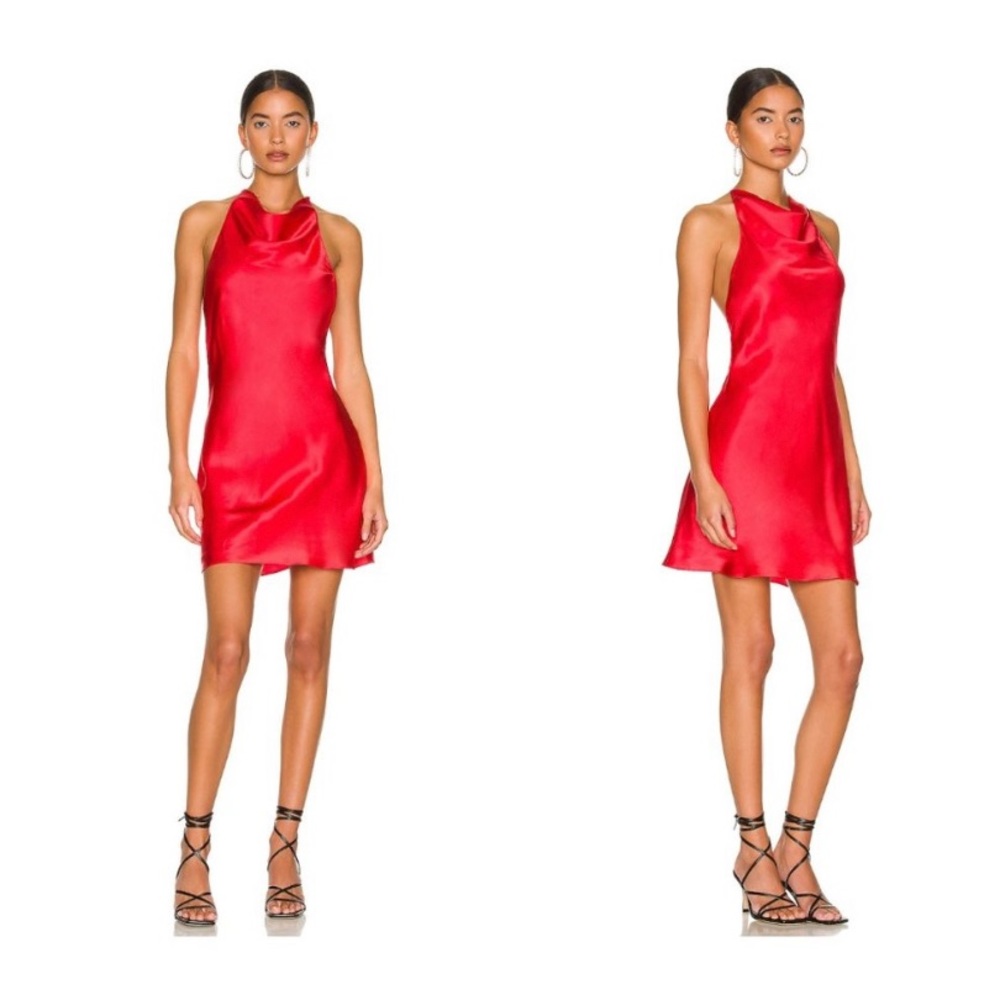 Amanda Uprichard | NWOT Kimball Mini Dress in Poppy Size XS